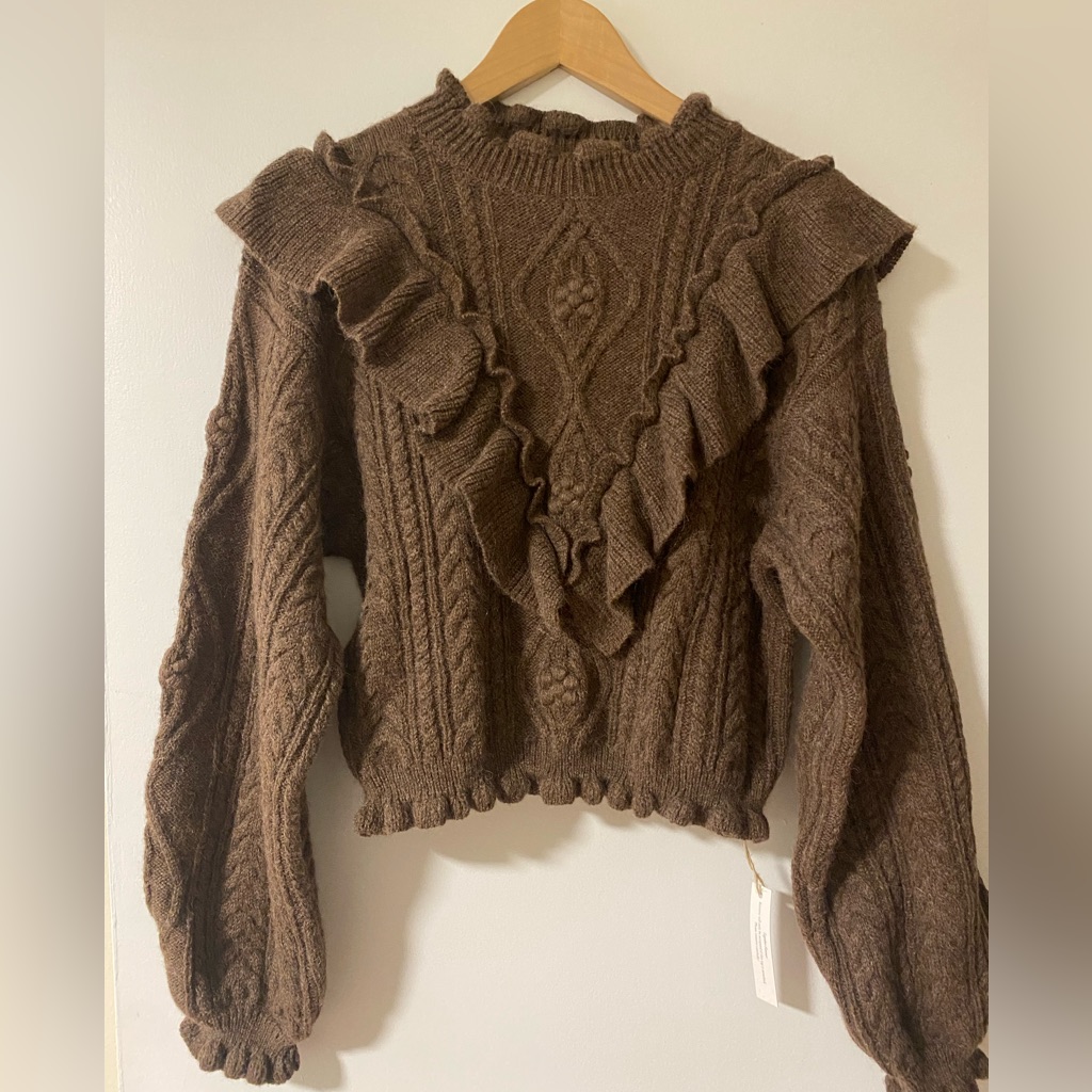 Nwt Christy Dawn Nica Sweater In Cinnamon Size M